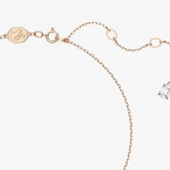 Ladies Constella Rose Gold-Plated Halo Necklace 5636272