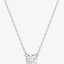 Ladies Constella Silver Cubic Zirconia Necklace 5636706