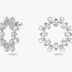 Ladies Millenia Crystal Halo Stud Earrings 5601509