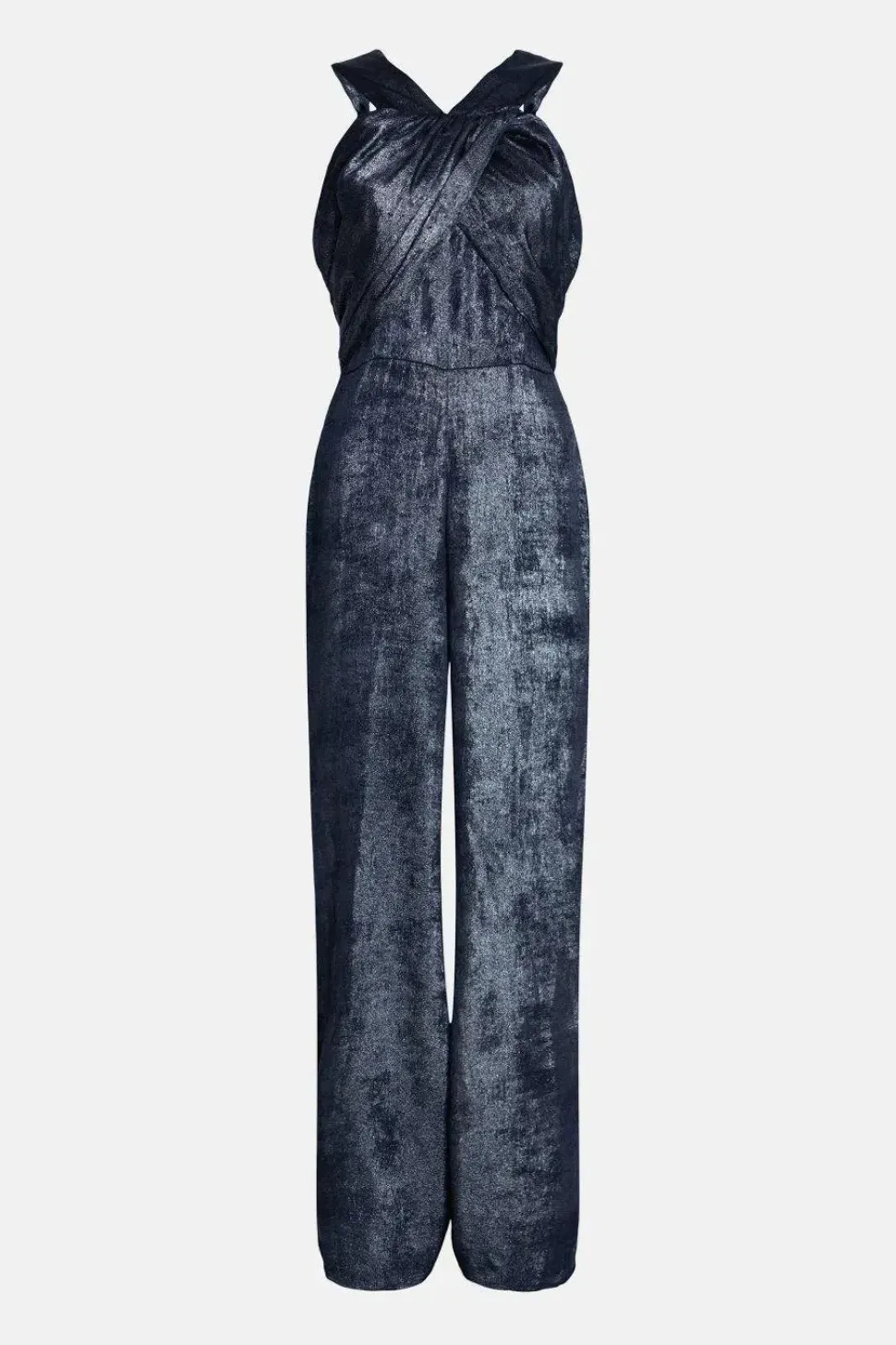 Lame Halter Neck Jumpsuit