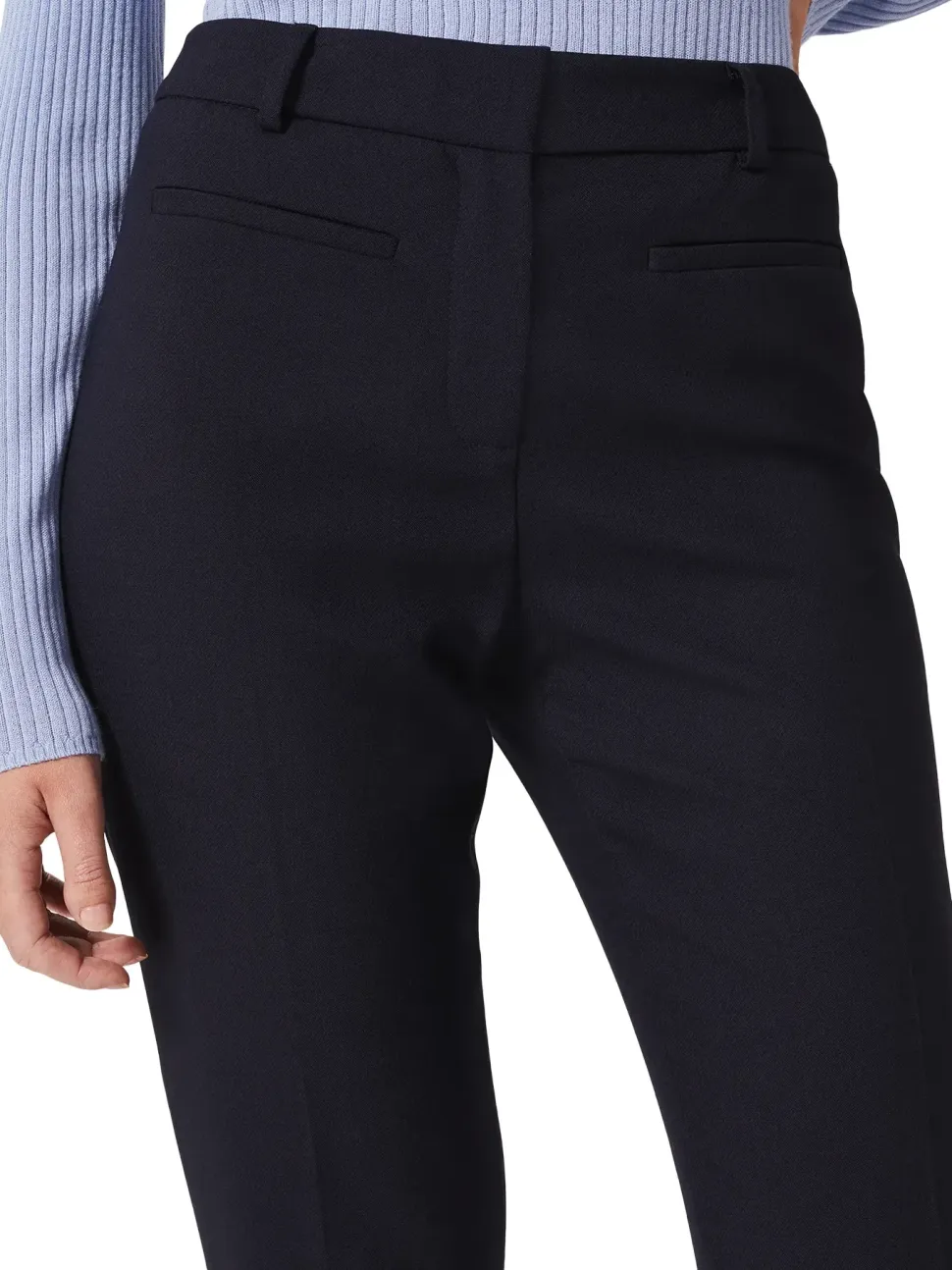 Laurel Tapered Trousers-Plain