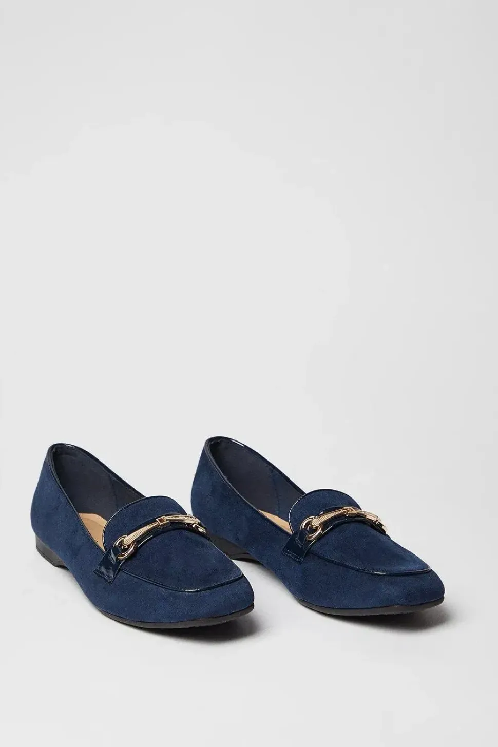 Layel Comfort Snaffle Detail Square Toe Loafers