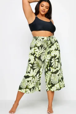 Leaf Print Culottes