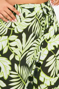 Leaf Print Culottes