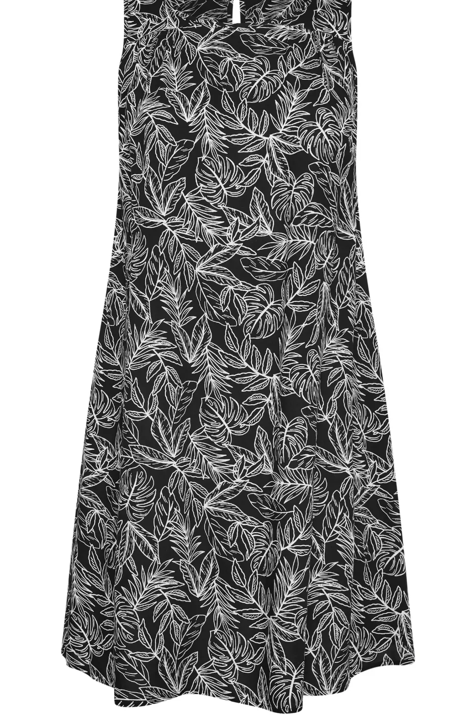 Leaf Print Mini Dress
