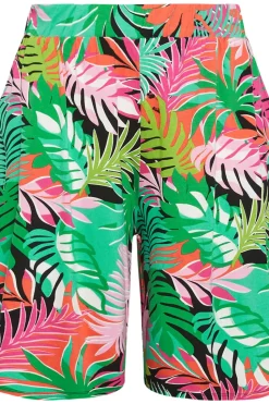 Leaf Print Shorts