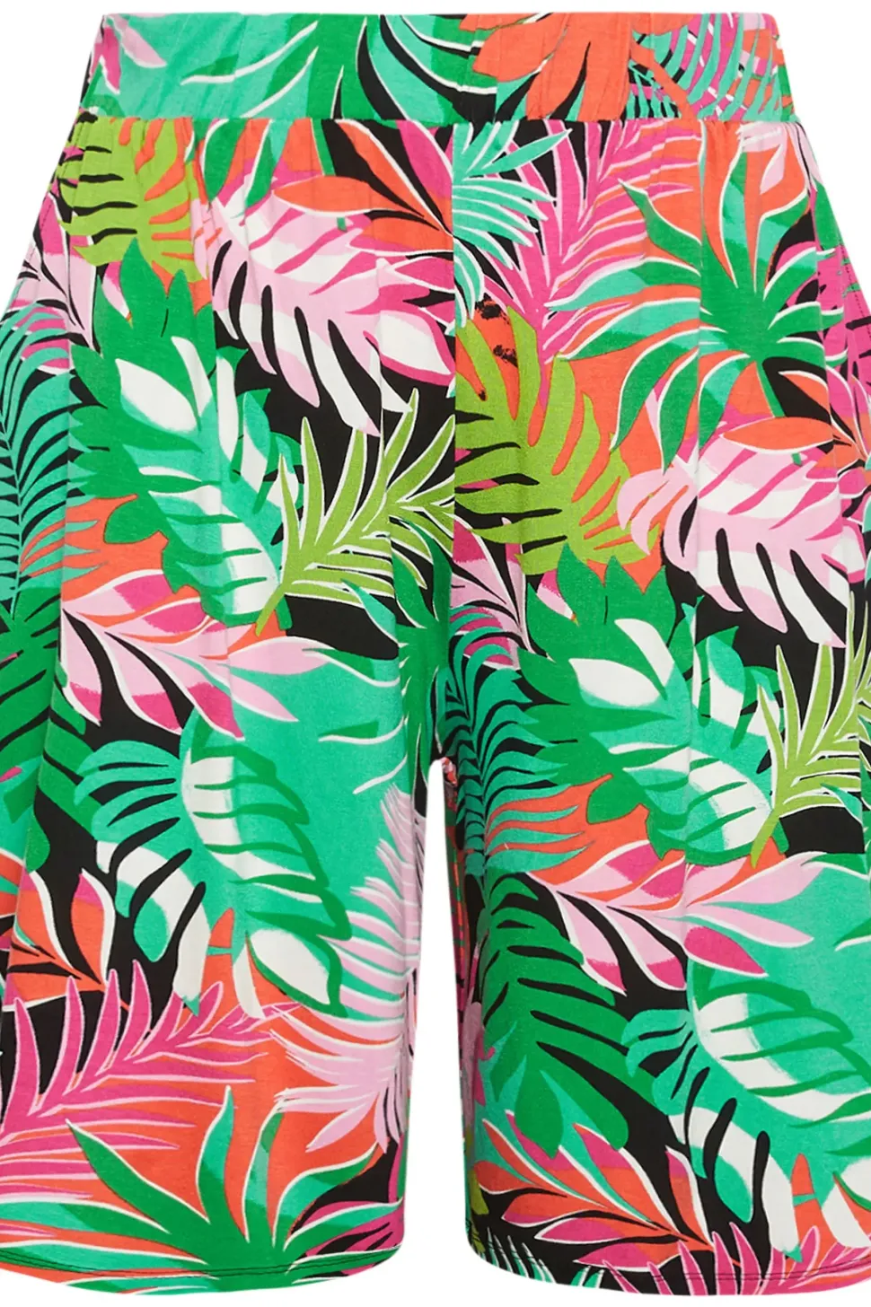 Leaf Print Shorts