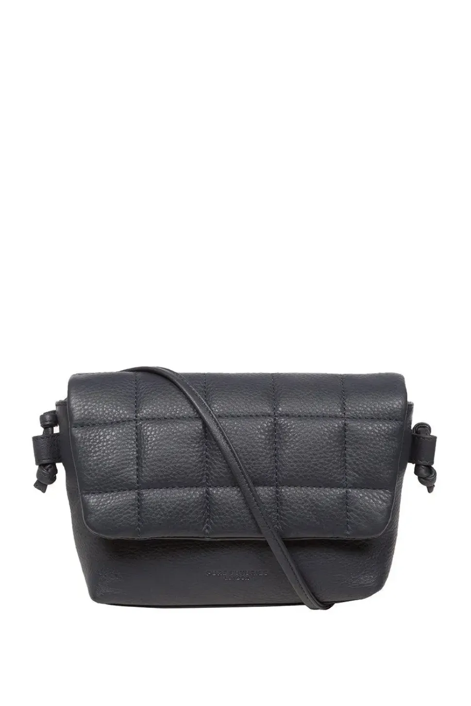 Leather Look Twist Handle Grab Bag