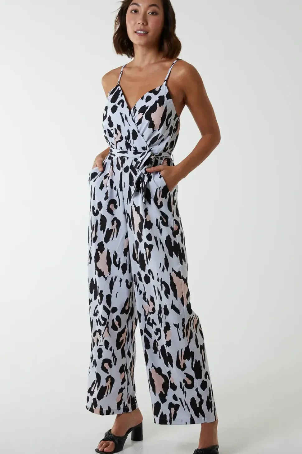 Leopard Belted Jumpsuit
