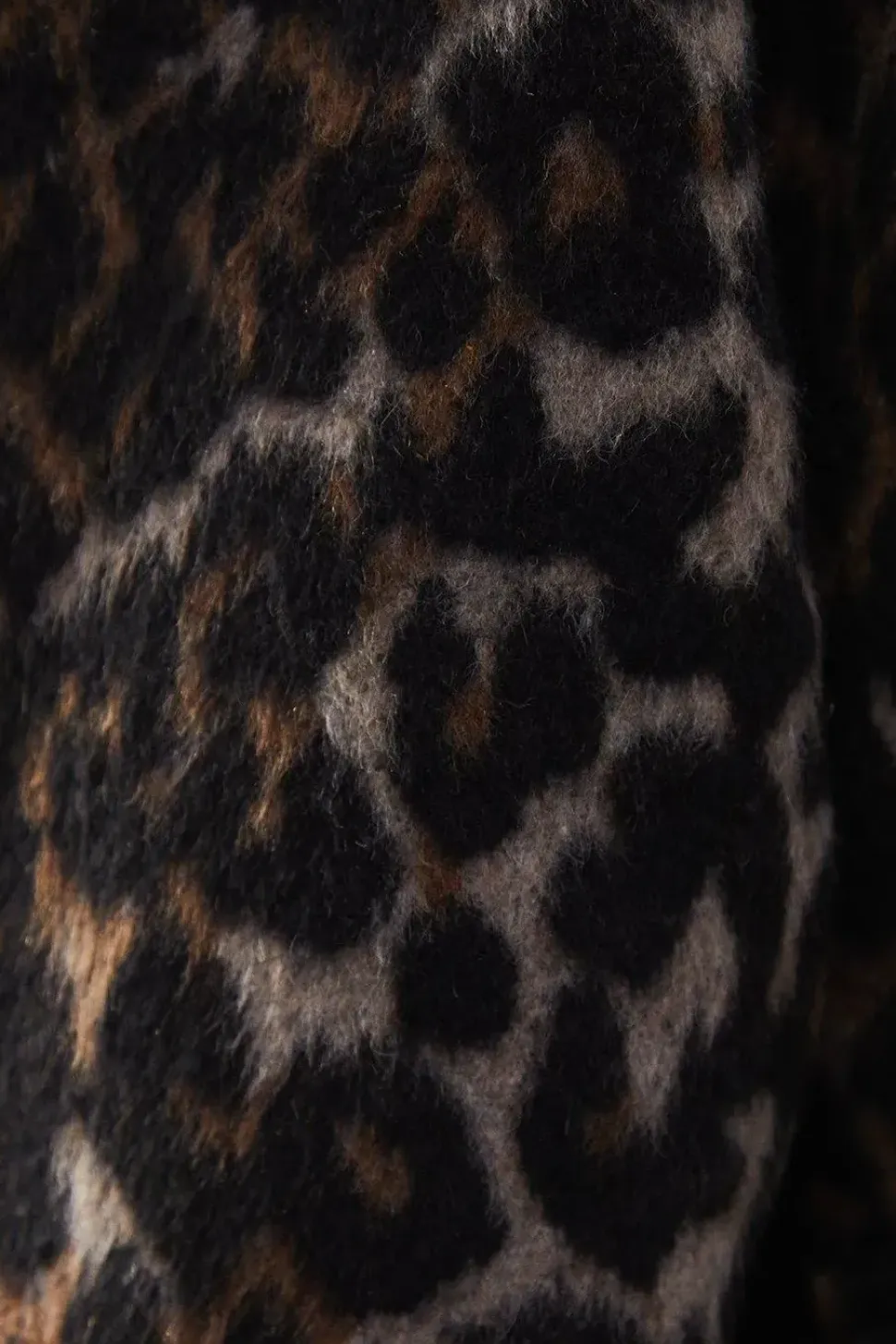 Leopard Print Blouson Bomber Jacket