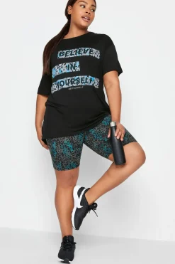 Leopard Print Cycling Shorts