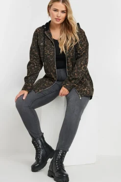 Leopard Print Hooded Shacket
