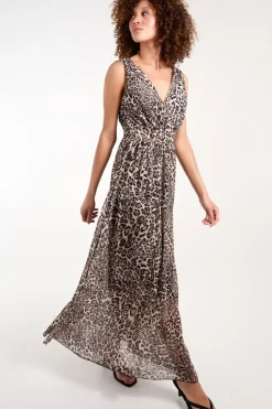 Leopard Print Maxi Dress