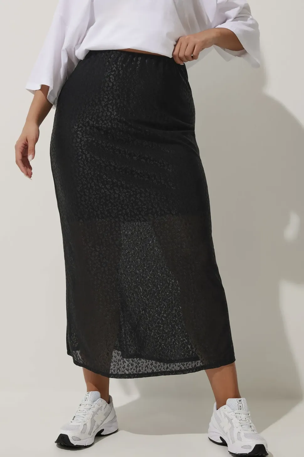 Leopard Print Maxi Skirt