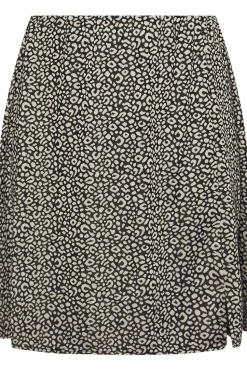 Leopard Print Mini Skirt