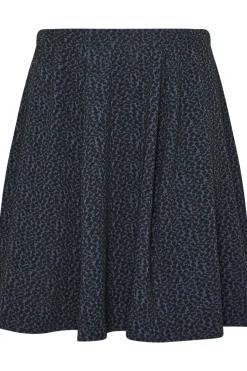 Leopard Print Panelled Skirt