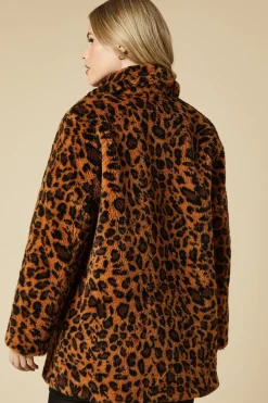 Leopard Teddy Coat