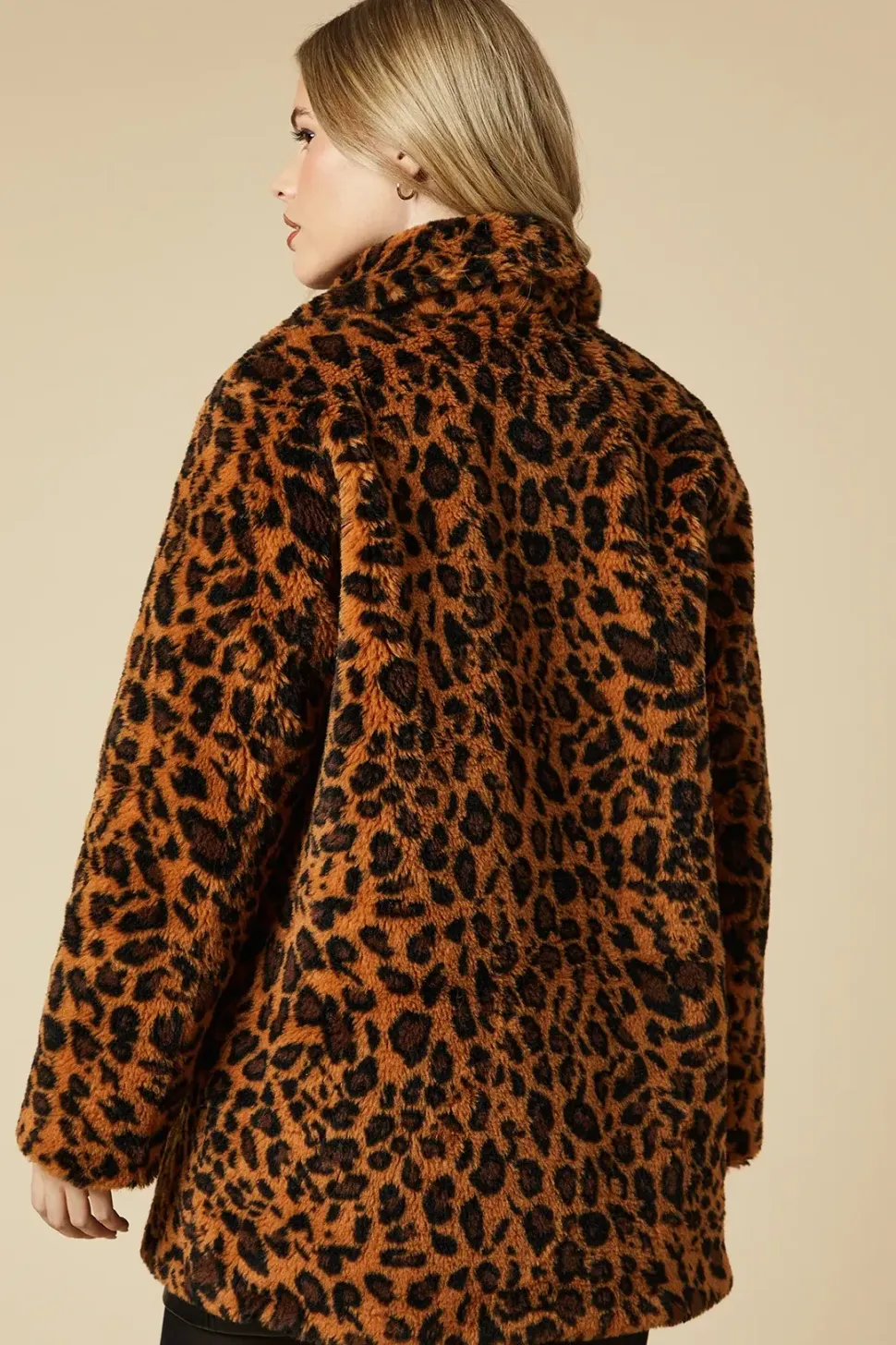 Leopard Teddy Coat