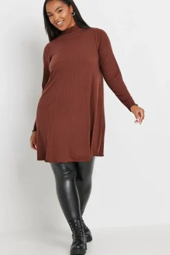 Lettuce Edge Tunic Dress