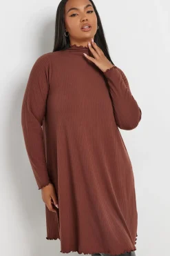 Lettuce Edge Tunic Dress