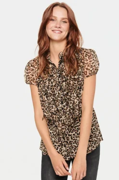 Lilja Short Sleeve Crinkle Shirt-