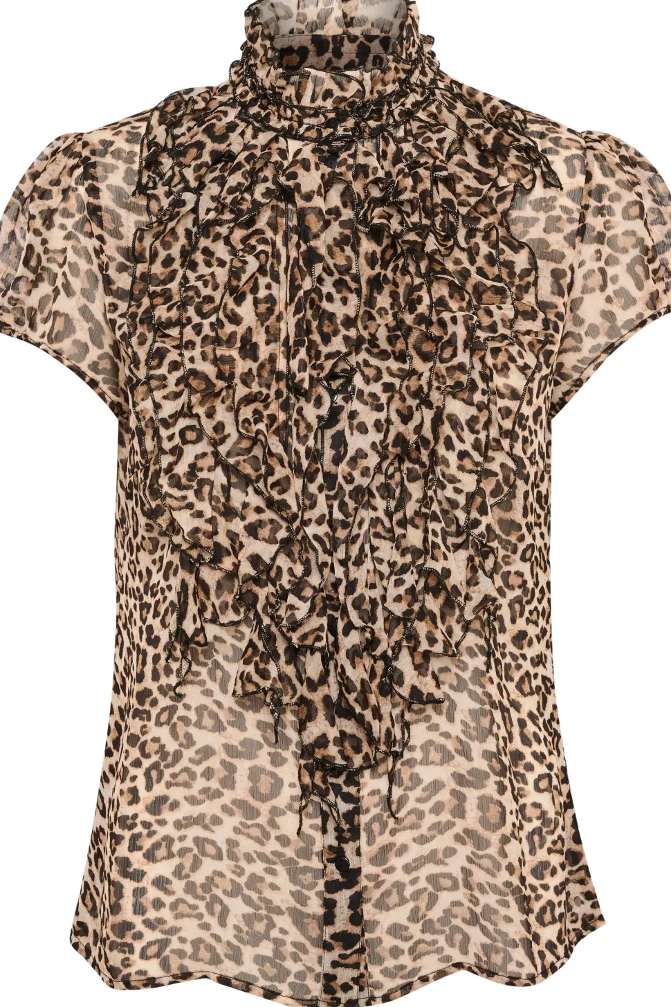 Lilja Short Sleeve Crinkle Shirt-