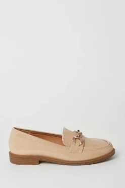 Lilli Patent Snaffle Apron Front Loafers