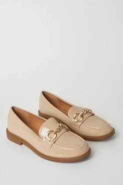 Lilli Patent Snaffle Apron Front Loafers