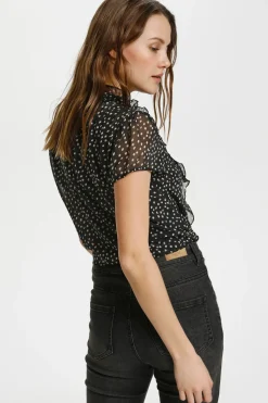 LillySZ Drea SS Blouse-Polka Dot