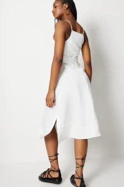 Linen Button Through Sundress