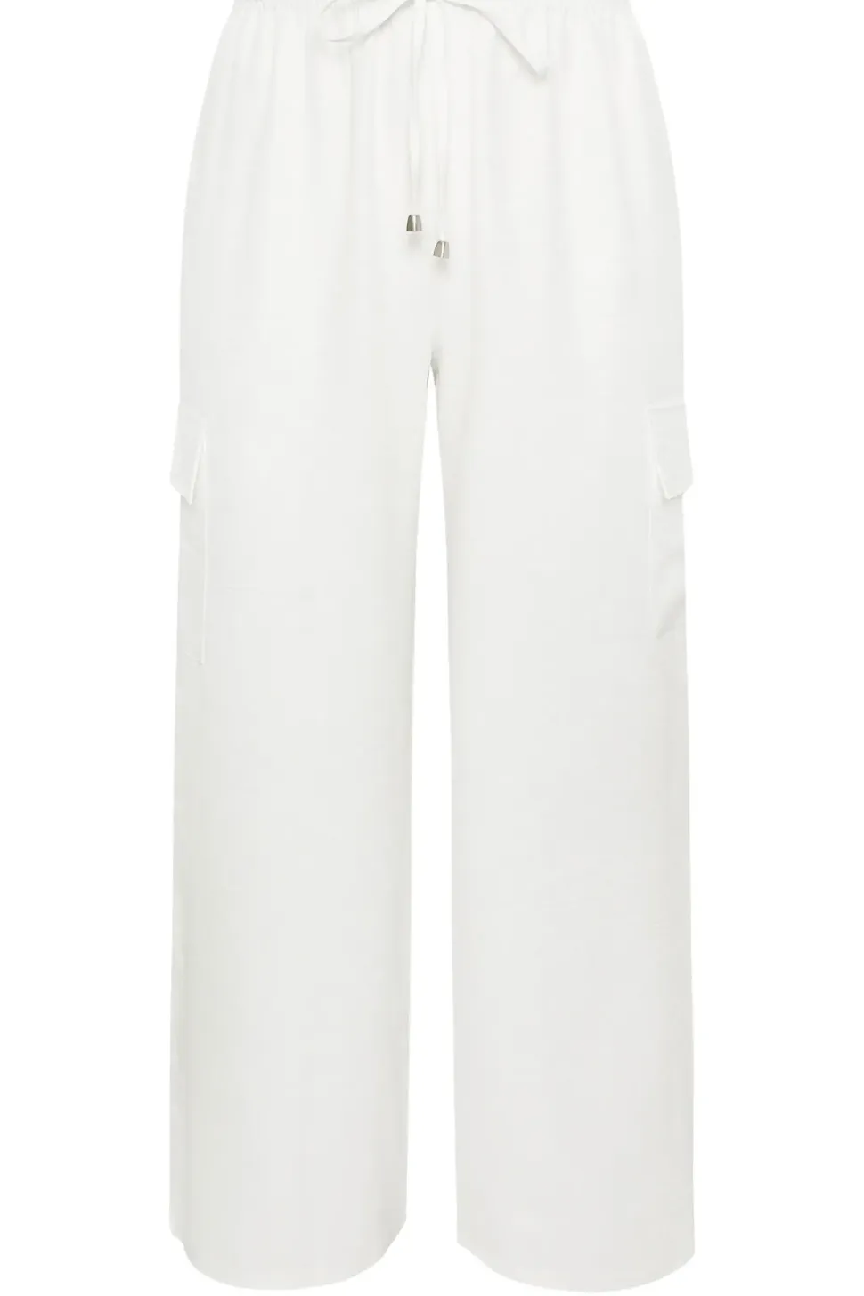 Linen Cargo Trousers