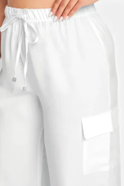 Linen Cargo Trousers