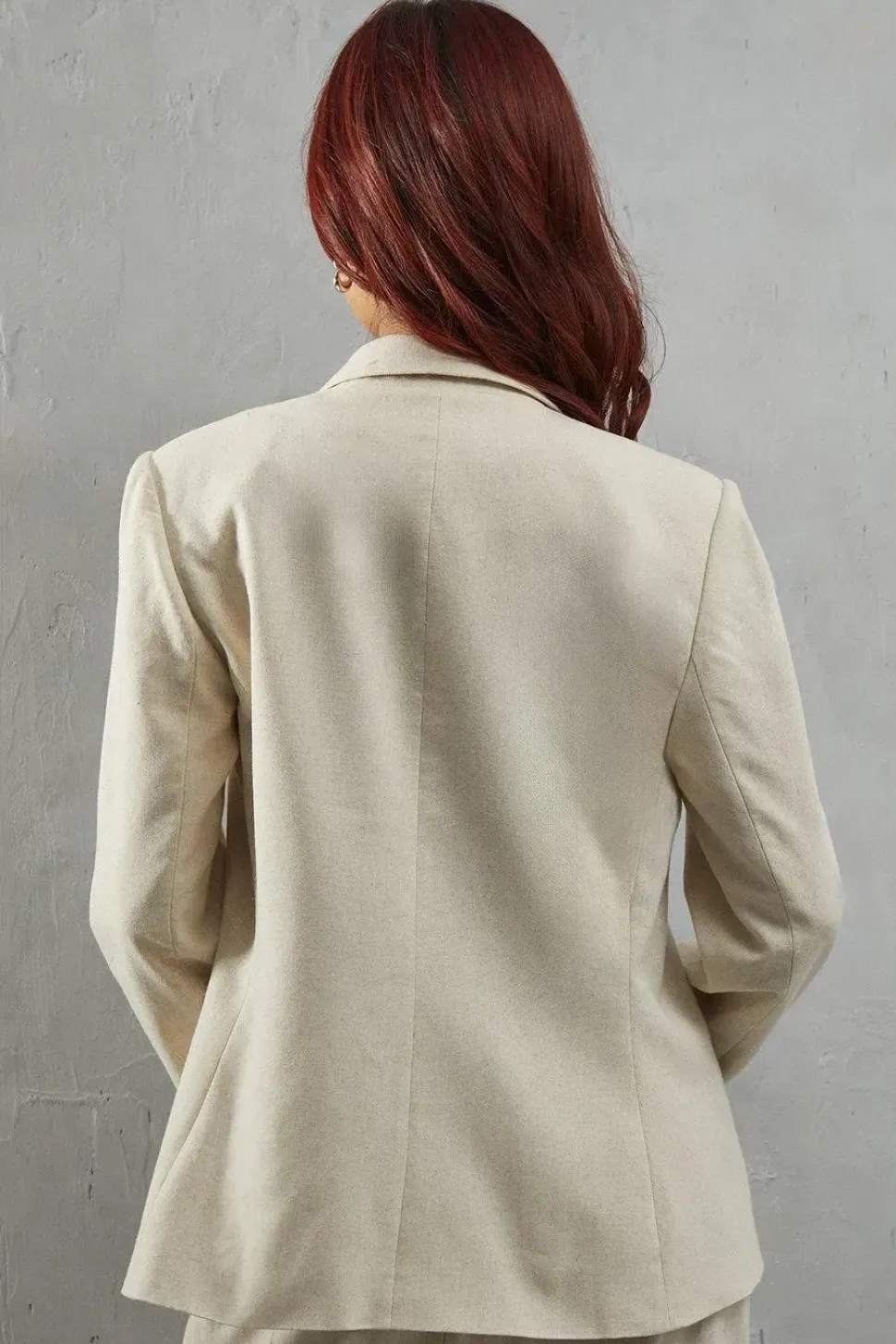 Linen Double Breasted Relaxed Blazer