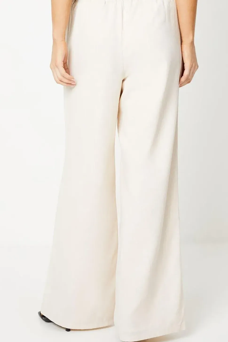 Linen Elastic Waist Trouser