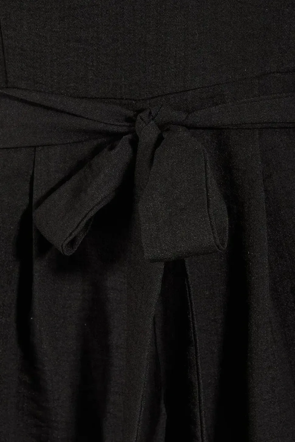Linen Look Bandeau Pocket Detail Playsuit