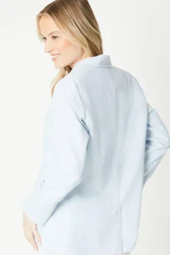Linen Look Boyfriend Blazer
