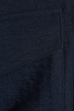 Linen Look Pocket Detail Bomber Jacket