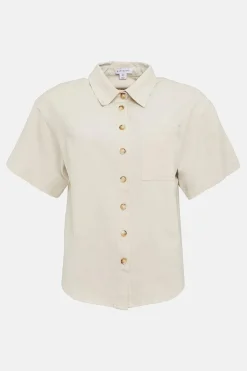 Linen Mix Short Sleeve Shirt