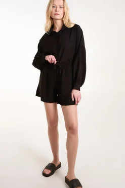 Linen Shorts & Shirt Set