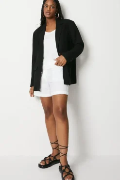 Linen Single Breasted Blazer
