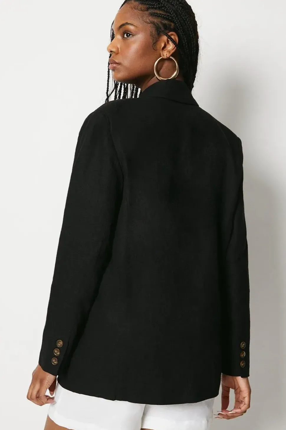 Linen Single Breasted Blazer