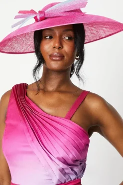 Lisa Tan Knot Detail Wide Brim Hat