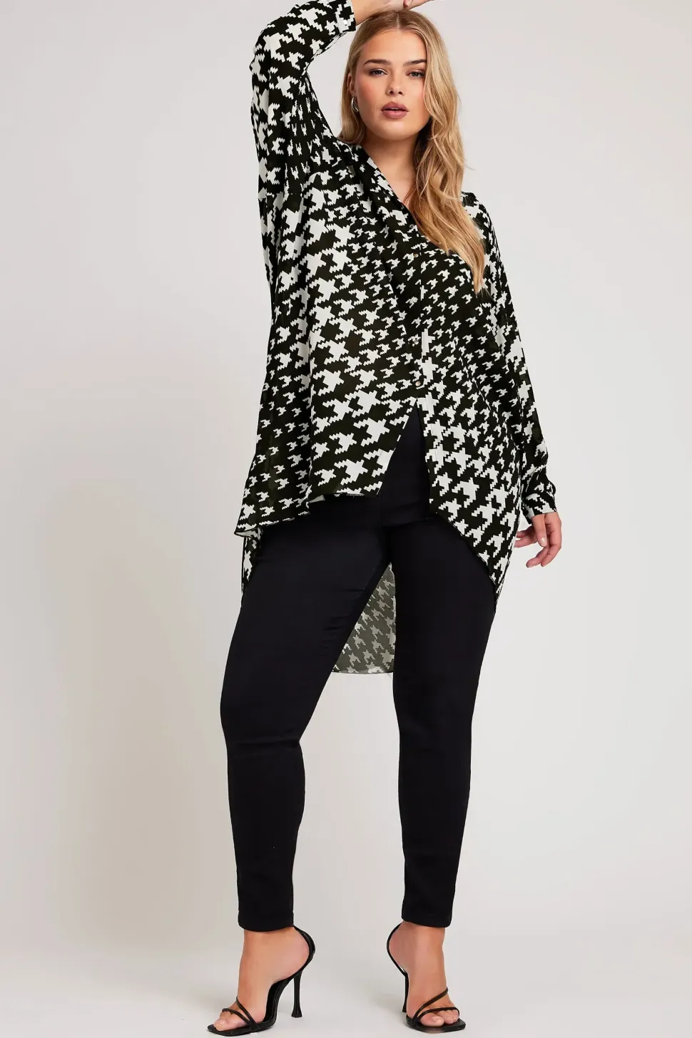 Longline Batwing Sleeve Shirt
