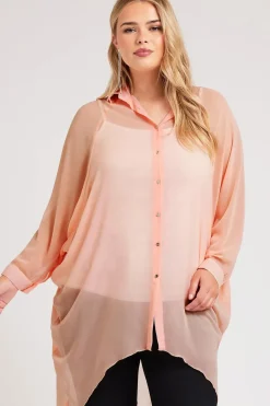 Longline Batwing Sleeve Shirt