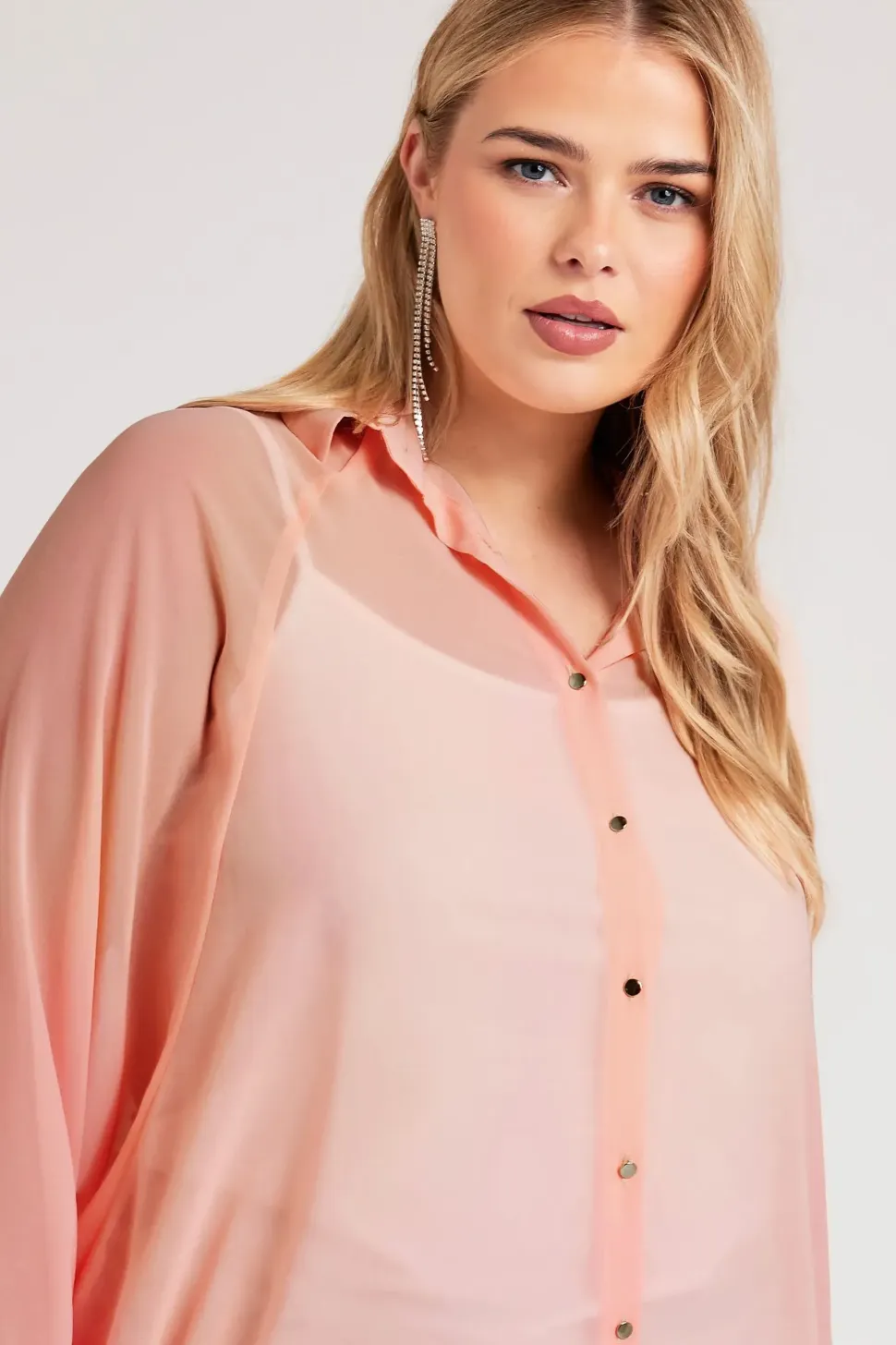 Longline Batwing Sleeve Shirt