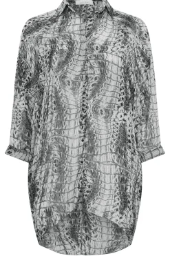 Longline Batwing Sleeve Shirt