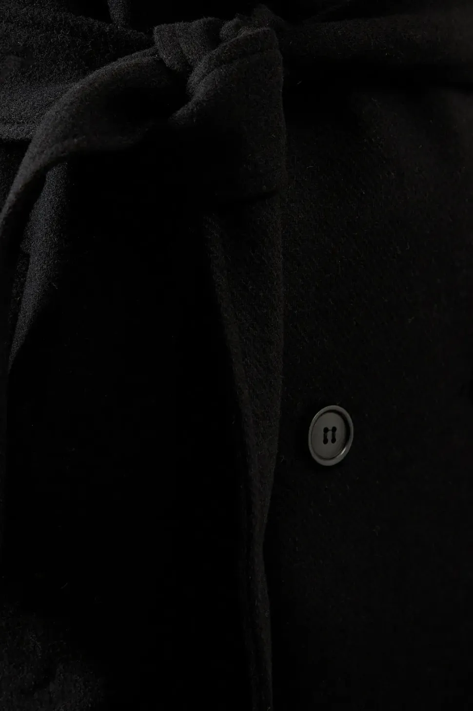 Longline Belted Embroidered Coat