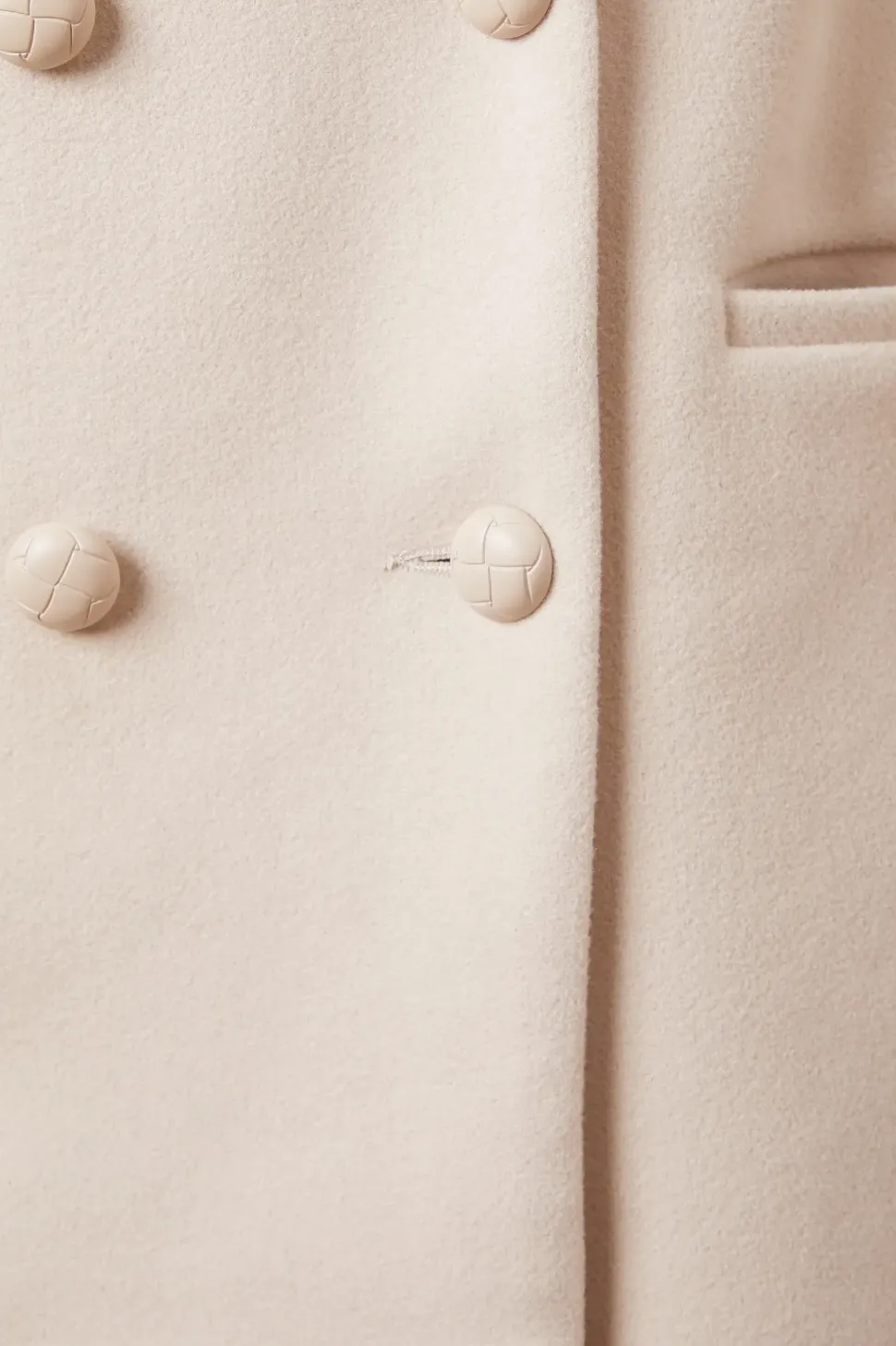 Longline Faux Wool Blazer Coat