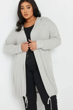 Longline Hooded Cardigan