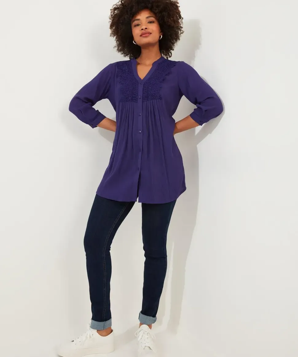Longline Lace Blouse